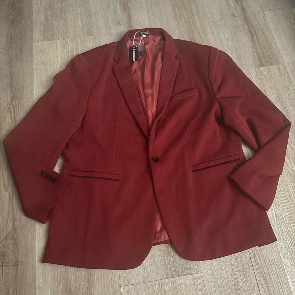 Coofandy woman’s  Red Blazer